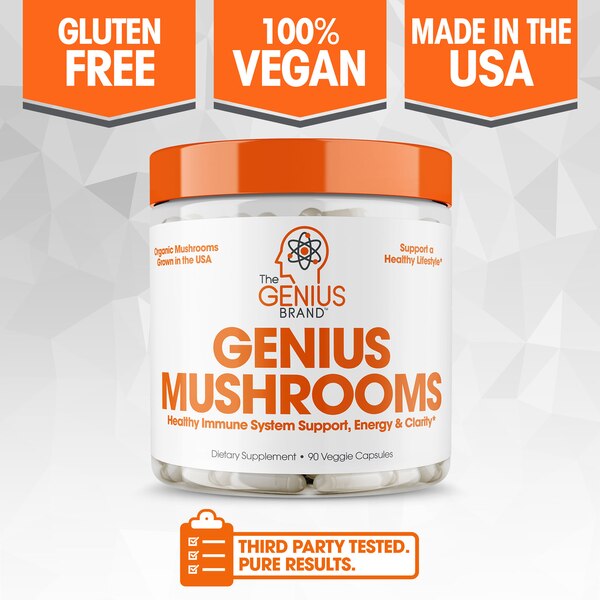 Genius Mushroom Capsules, 90 CT