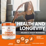 Genius Mushroom Capsules, 90 CT, thumbnail image 5 of 6