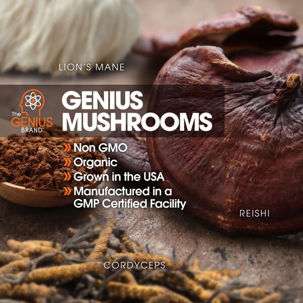Genius Mushroom Capsules, 90 CT
