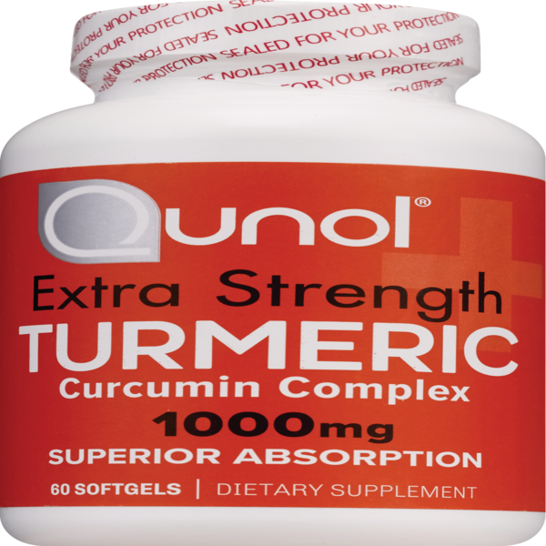 Qunol Extra Strength Turmeric Curcumin Complex Softgels 1000mg