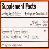 Qunol Extra Strength Turmeric Curcumin Complex Softgels 1000mg, thumbnail image