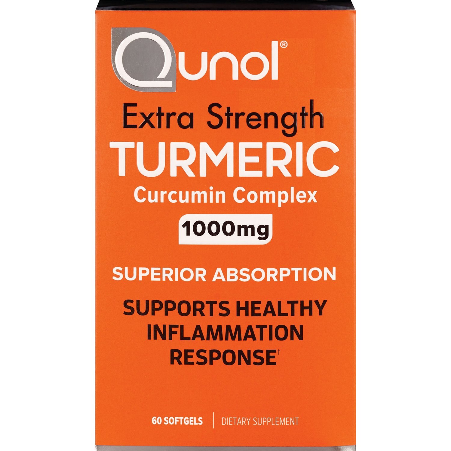Qunol Extra Strength Turmeric Curcumin Complex Softgels 1000mg