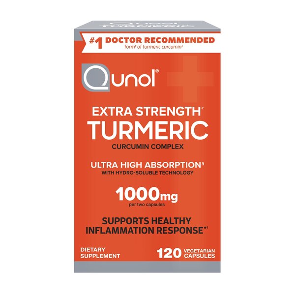 Qunol Extra Strength Turmeric Curcumin Complex Softgels 1000mg