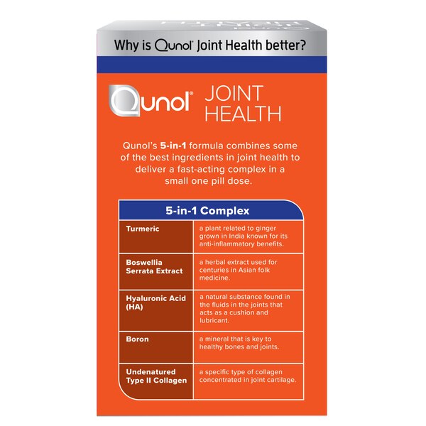 Qunol Joint Comfort With Turmeric Capsules, 30 CT