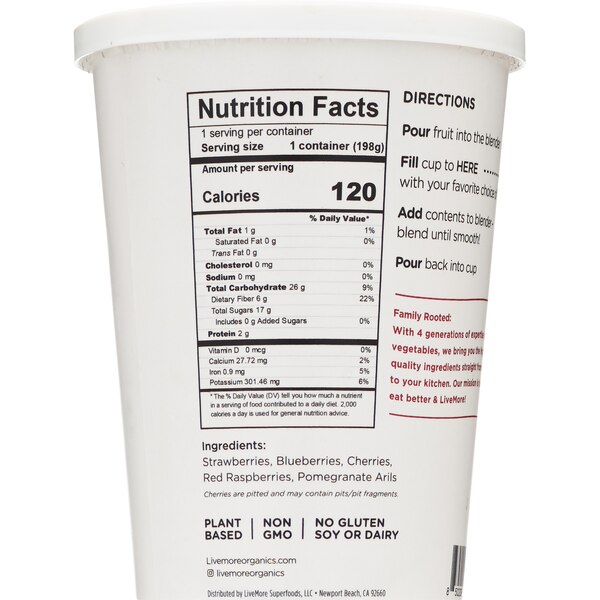LiveMore Naturals Berry Bliss Smoothie, 7 oz