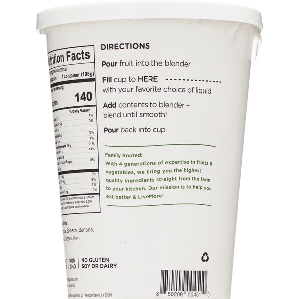 LiveMore Naturals Sweet Greens Smoothie, 7 oz