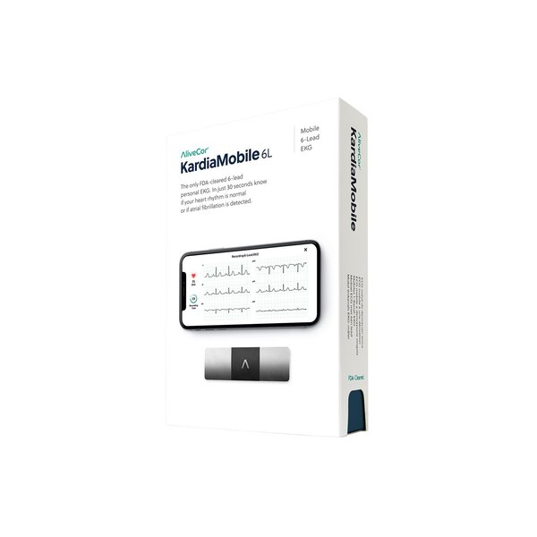AliveCor KardiaMobile 6L Personal EKG Monitor