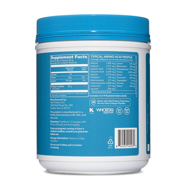 Vital Proteins Collagen Peptides Unflavored