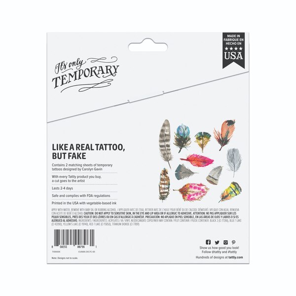 Tattly Temporary Tattoos, Large Designs