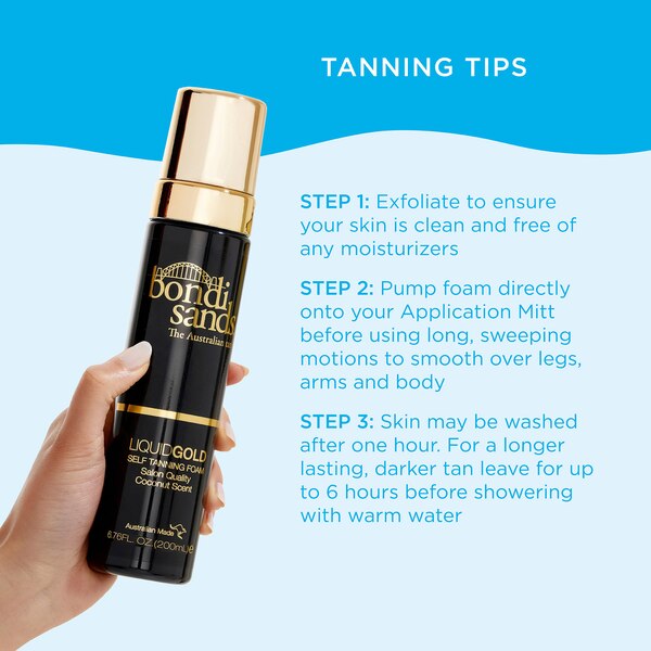 Bondi Sands Liquid Gold Self Tanning Foam, 7.04 OZ