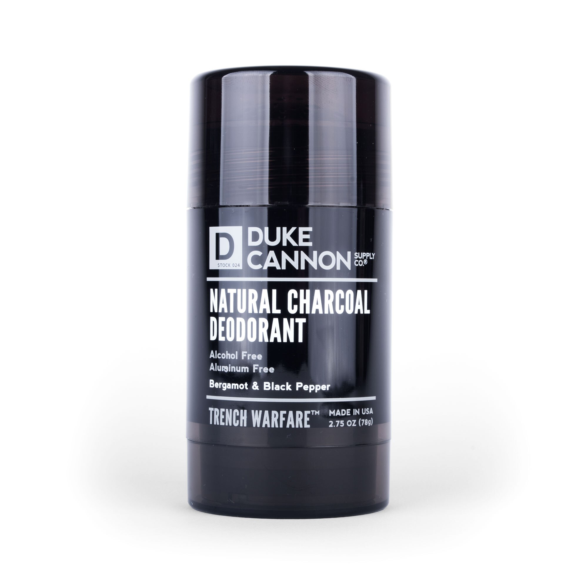 Duke Cannon - Desodorante con carbón natural, Bergamot & Black Pepper