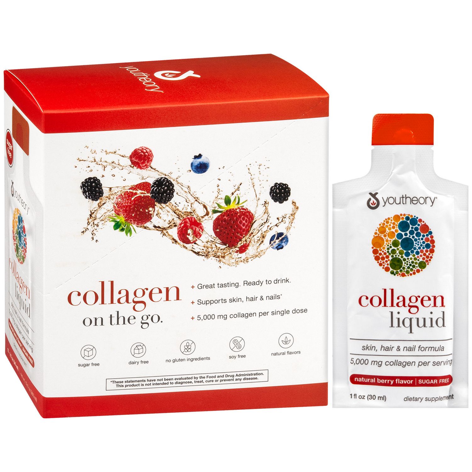 YouTheory Collagen Liquid, 12 CT