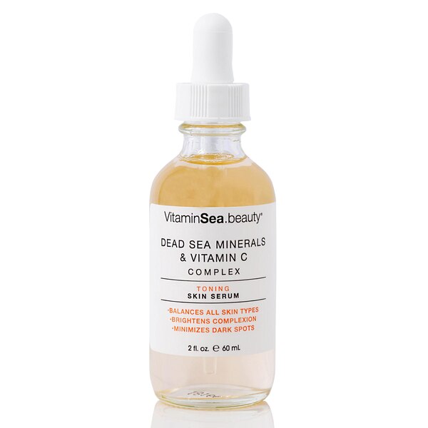 Vitamins and Sea Beauty Dead Sea Minerals & Vitamin C Toning Serum, 2 OZ