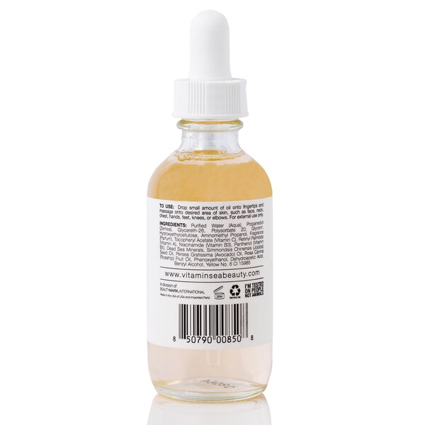 Vitamins and Sea Beauty Dead Sea Minerals & Vitamin C Toning Serum, 2 OZ