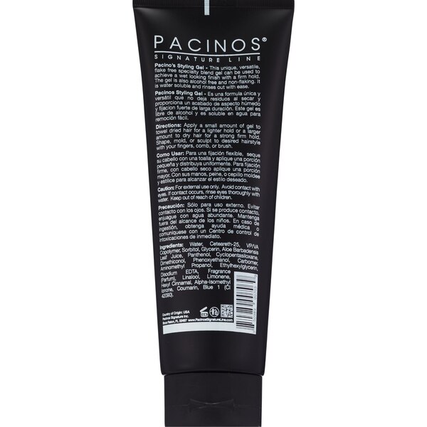 Pacinos Styling Gel, 8 OZ