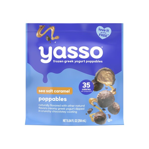 Yasso, Sea Salt Caramel Poppables, 6.84 oz