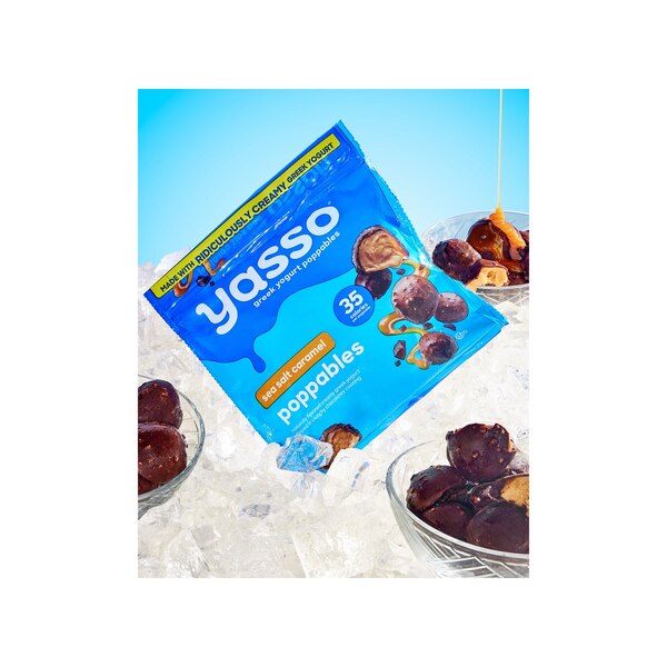 Yasso, Sea Salt Caramel Poppables, 6.84 oz