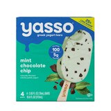 Yasso, Greek Yogurt Bars, Mint Chocolate Chip, 4 ct, 10.6 oz, thumbnail image