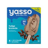 Yasso, Greek Yogurt Bars, Fudge Brownie, 4 ct, 10.6 oz, thumbnail image