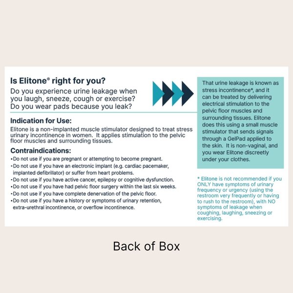 ELITONE Pelvic Floor Incontinence Treatment Kit