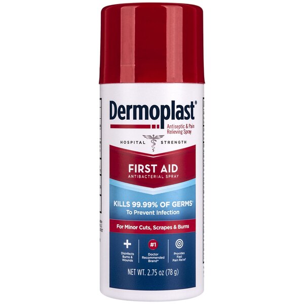 Dermoplast Antiseptic Anesthetic Pain Relieving Antibacterial Spray, 2.75 OZ