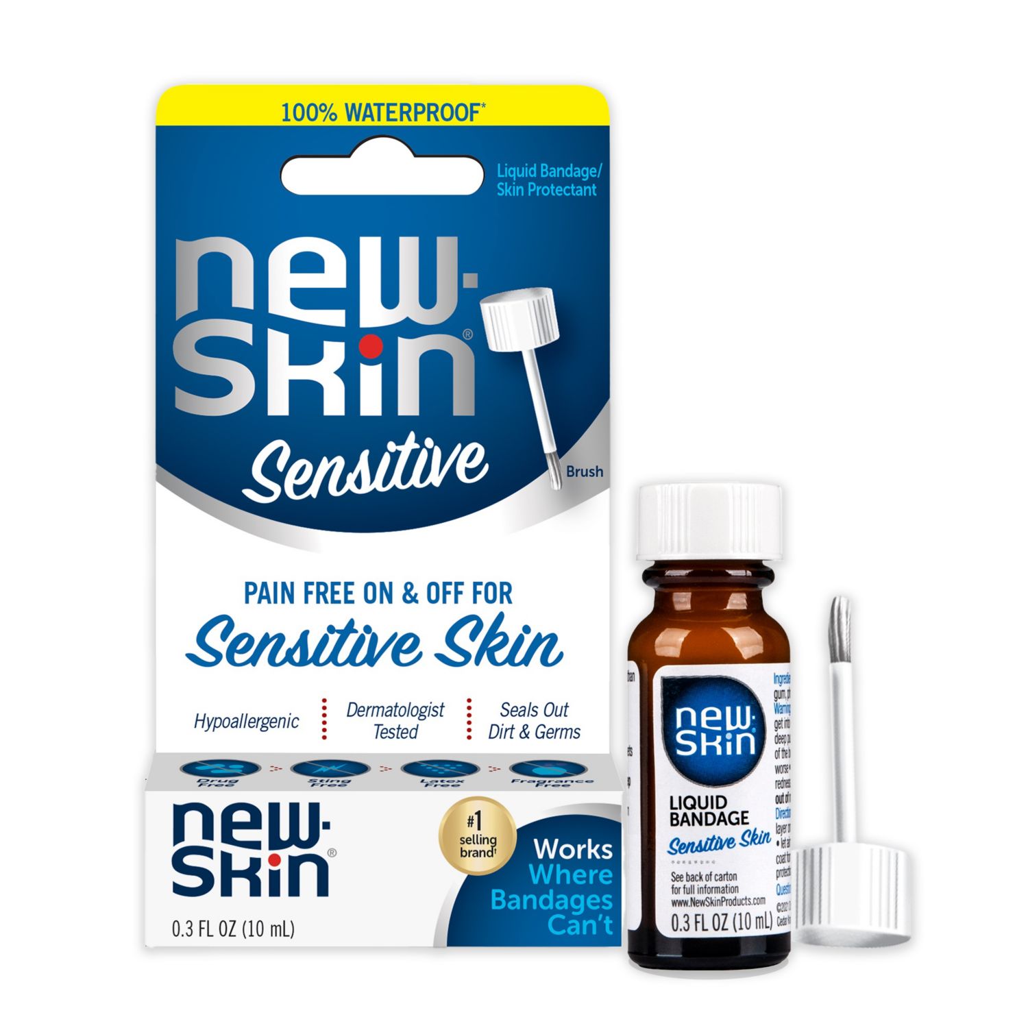 New Skin Sensitive Skin Liquid Bandage 0.3 fL oz