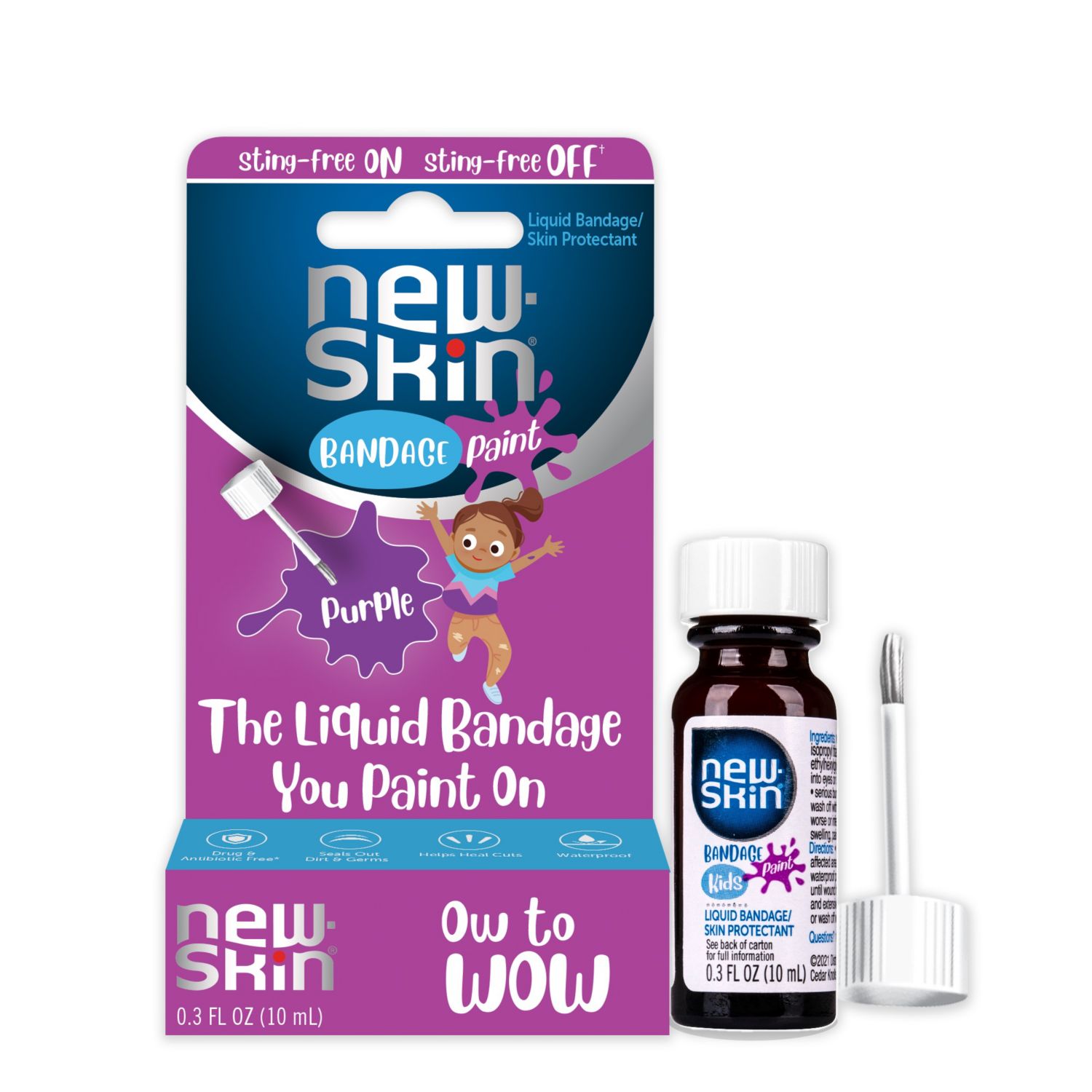 Customer Reviews New Skin Purple Liquid Bandage for Kids 0.3 fL oz CVS Pharmacy