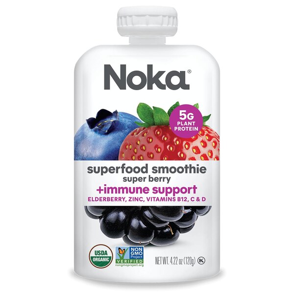 Noka, Superfood Smoothie, Super Berry, 4.22 oz