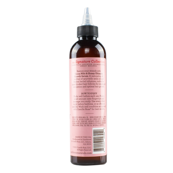 Camille Rose Cocoa Nibs Honey Ultimate Growth Serum, 8 OZ
