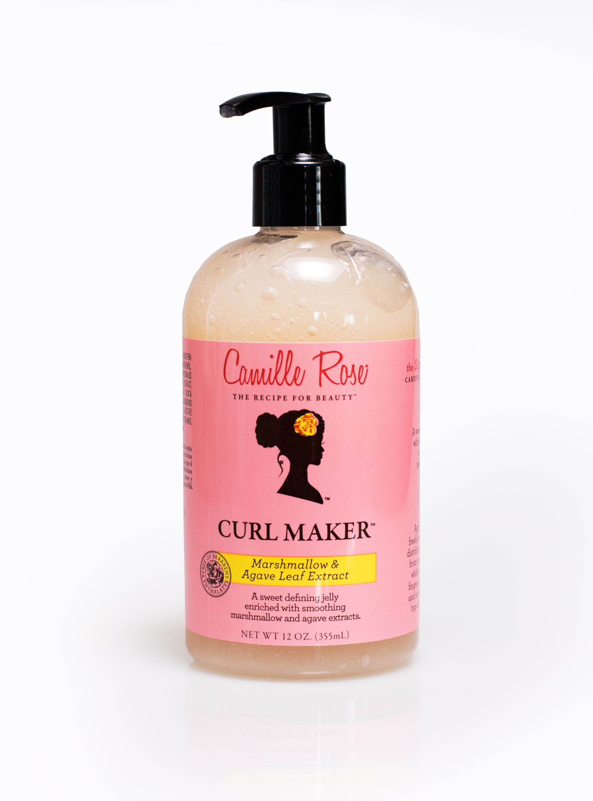 Camille Rose Curl Maker - Gel modelador, 12 oz