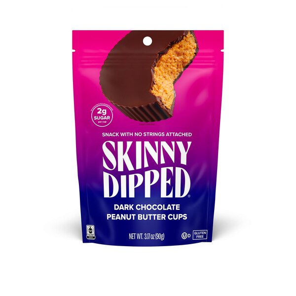 Skinny Dipped, Dark Chocolate Peanut Butter Cup, 3.17 Oz
