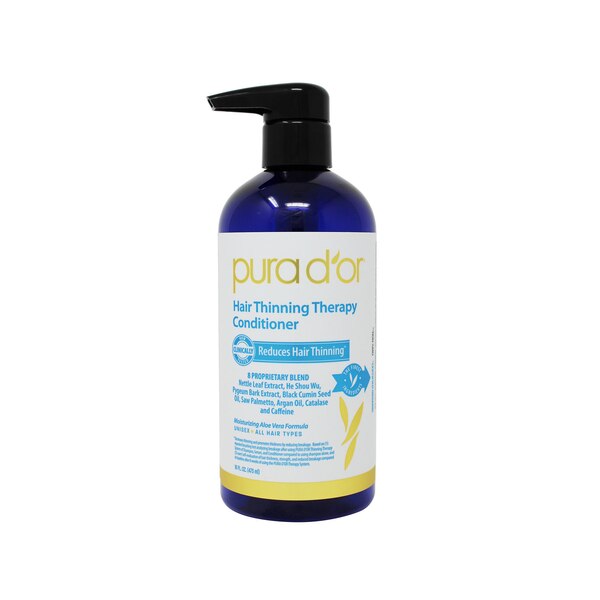 PURA D'OR Hair Thinning Therapy Conditioner, 16 OZ