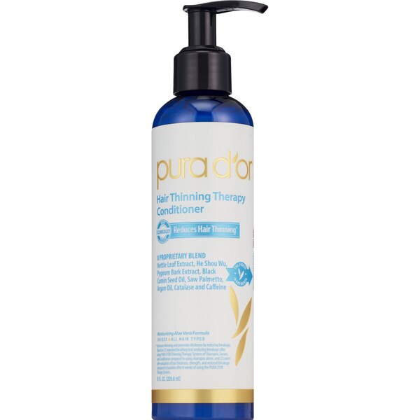 PURA D'OR Hair Thinning Therapy Conditioner, 8 OZ