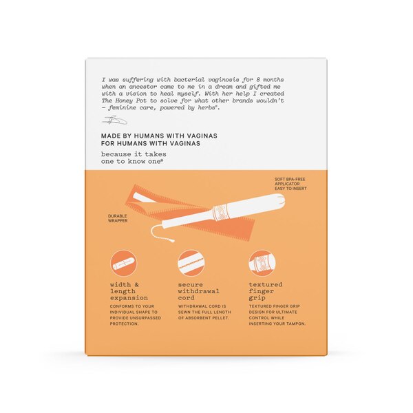 The Honey Pot Duo Organic Cotton Tampons