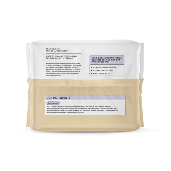 The Honey Pot Company Overnight Pads with Wings, 16 CT