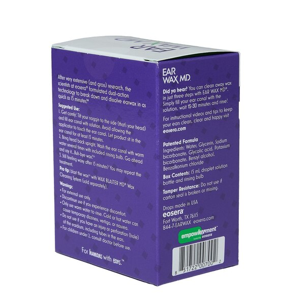 Earwax MD Earwax Removal Kit, 0.5 fl oz