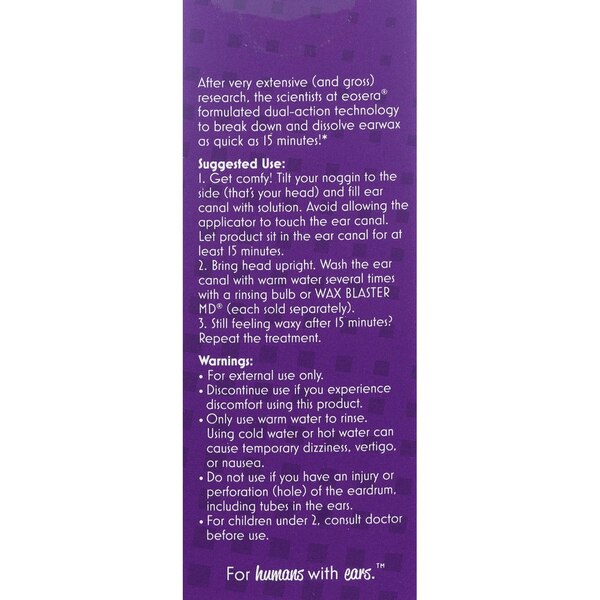Eosera Earwax MD Removal Drops, 0.5 fl oz