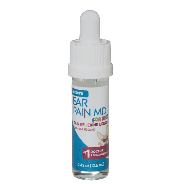 Ear Pain MD - Gotas para el alivio del dolor de oídos, para niños, 0.5 oz