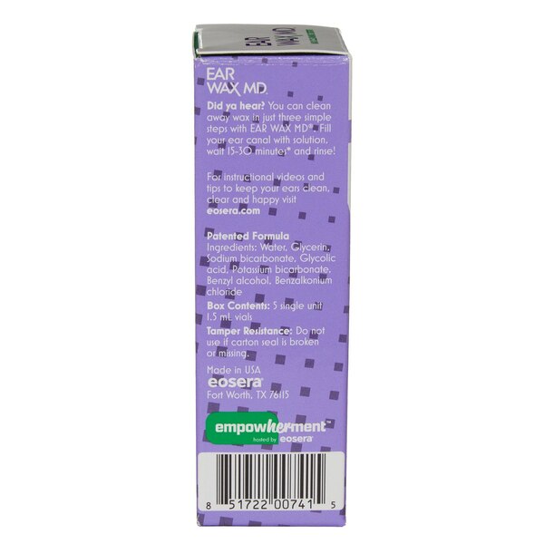 Eosera Single Use Ear Wax MD Kit, 5 CT