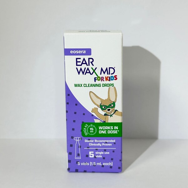 Ear Wax MD FOR KIDS Single Use Kit, 5 PK