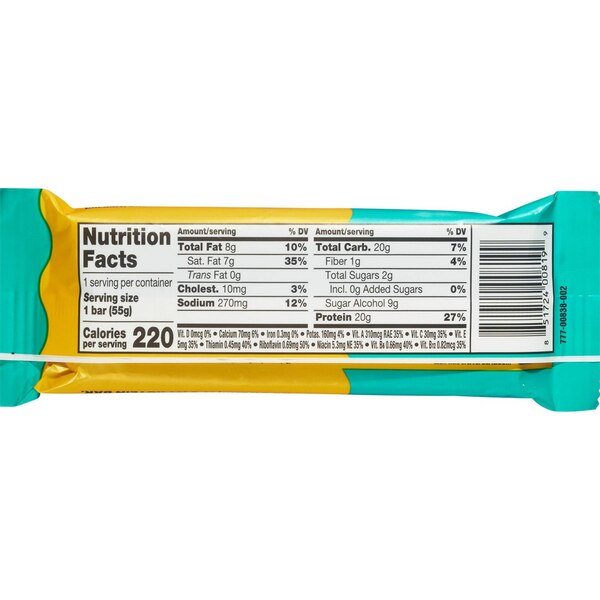 Fulfil, Chocolate Salted Caramel Protein Bar, 1.94 oz