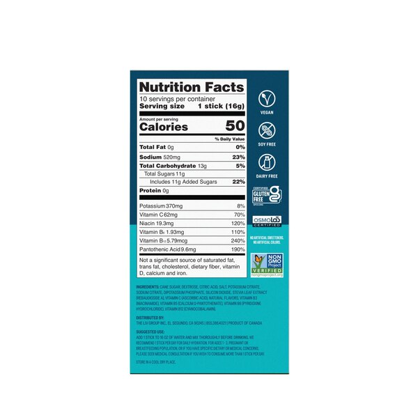 Liquid I.V. Hydration Multiplier Drink Mix, 5.65 OZ
