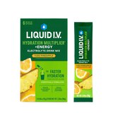 Liquid I.V. Energy Multiplier Yuzu Pineapple Drink Mix Packets, 6 CT, thumbnail image