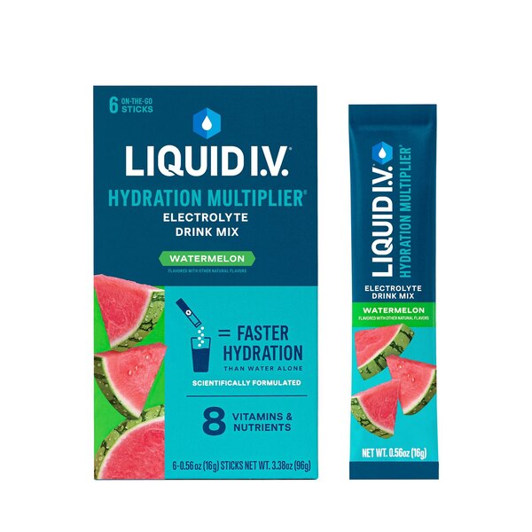 Liquid I.V. Hydration Multiplier Electrolyte Drink Mix Packets, 6 CT
