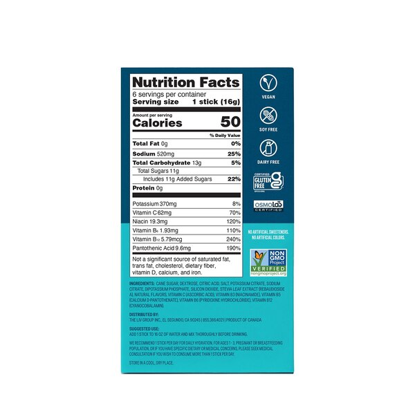 Liquid I.V. Hydration Multiplier Electrolyte Drink Mix Packets, 6 CT