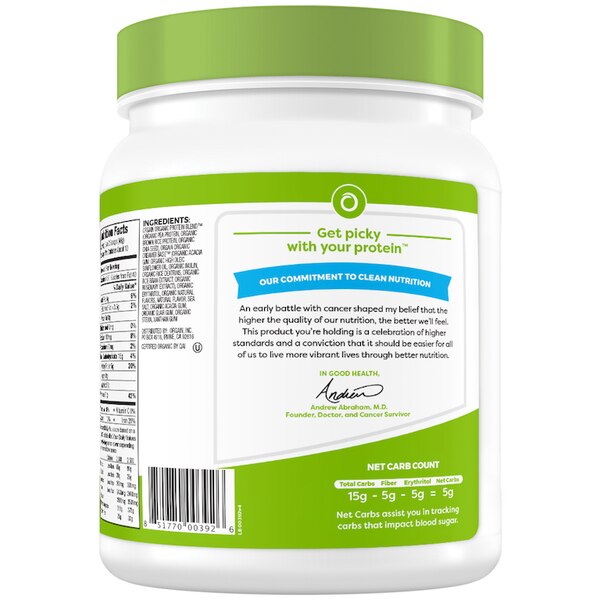 Orgain Organic Protein Plant Based Powder