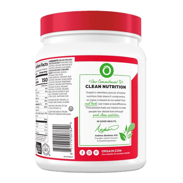 Orgain Plant Based Strawberries 'n Cream Protein