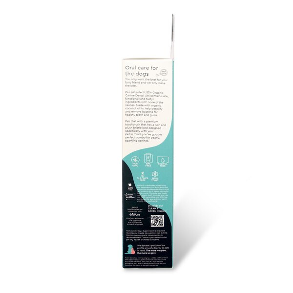 RADIUS Canine USDA Organic Dental Solutions Kit, Dog Dental Kit, Adult, Ages 1.5 yrs and over
