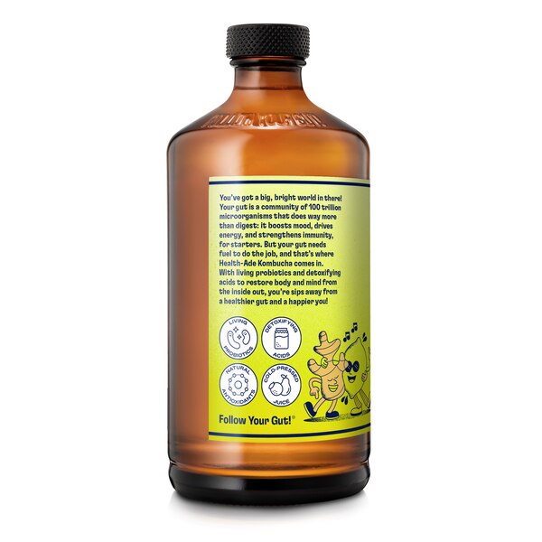 Health-Ade Ginger-Lemon Kombucha, 16 OZ