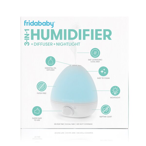 FridaBaby 3-in-1 Humidifier with Diffuser and Nightlight